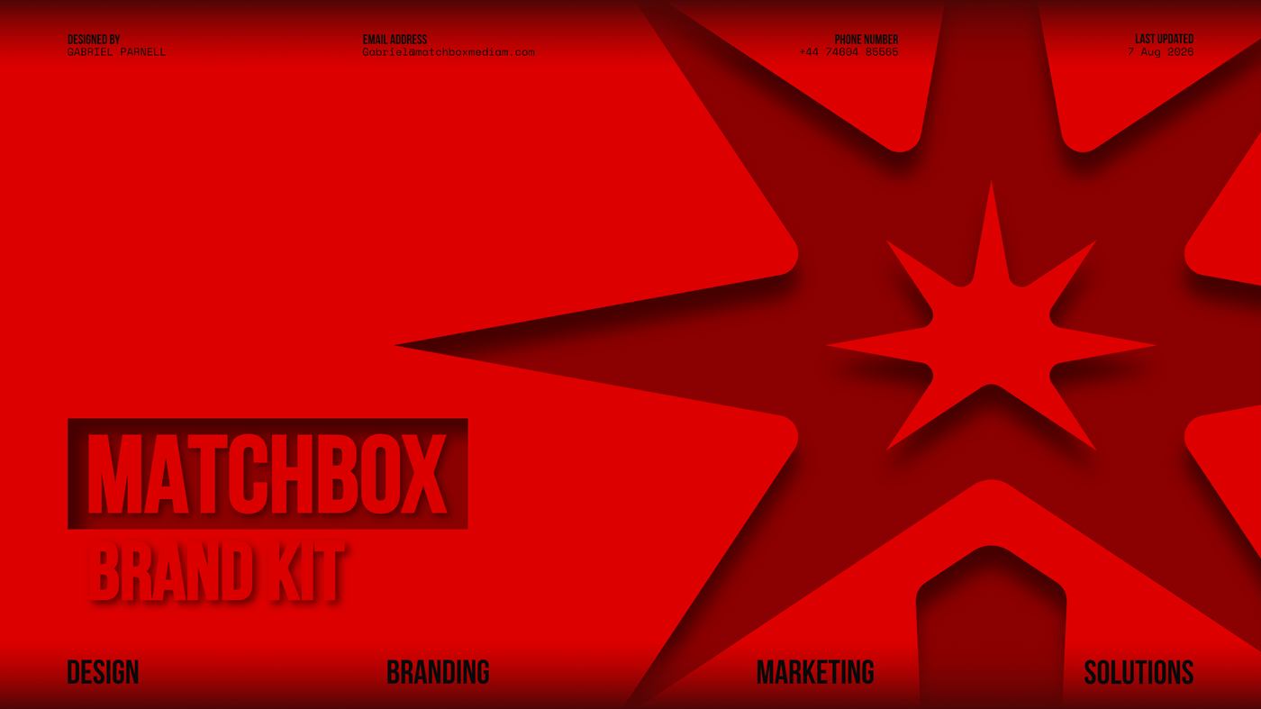 Cover of the Matchbox brand kit
