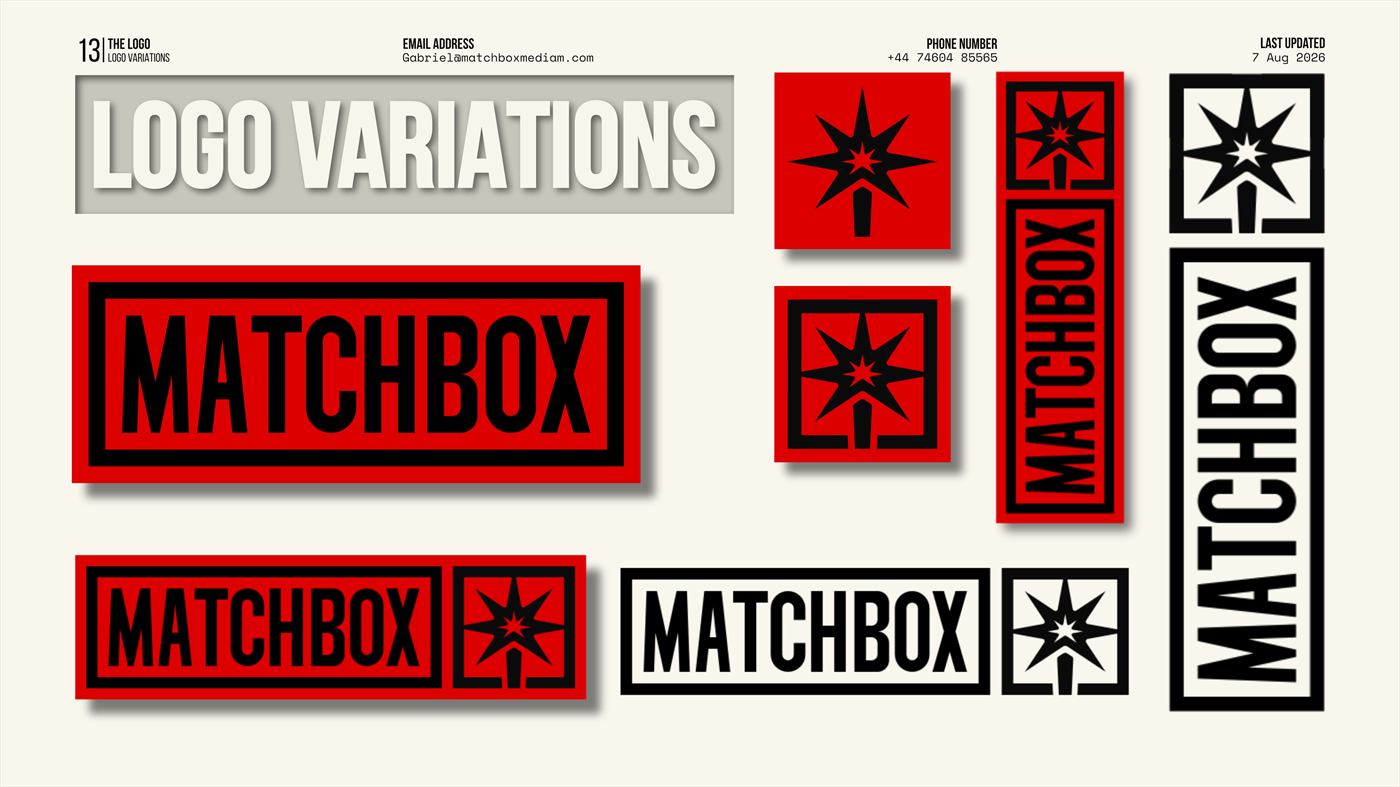 Matchbox logo variations